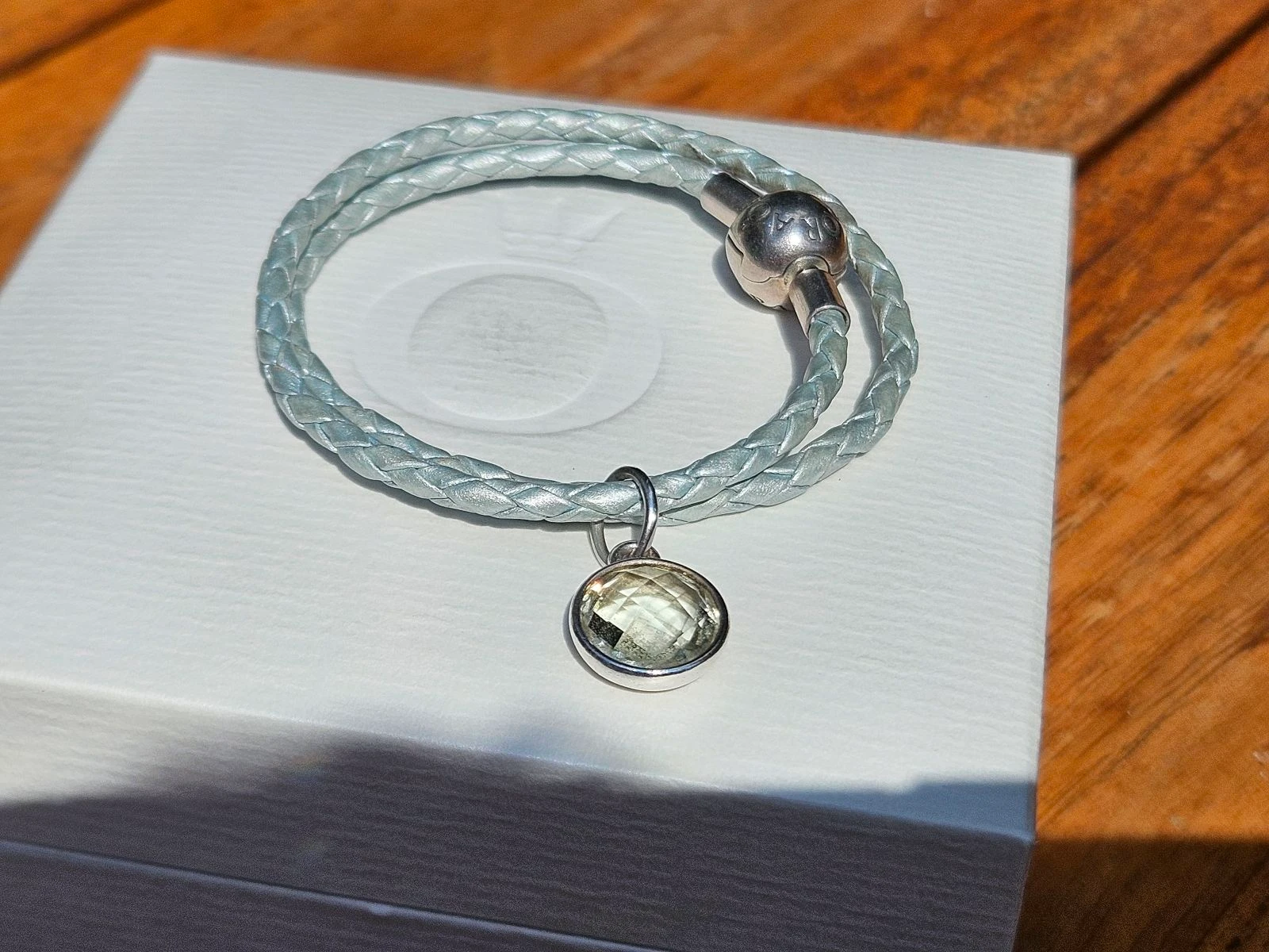 Turquoise amethyst charm pandora